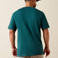 Men's Ariat Rebar Cotton Strong Standard Pocket T-Shirt (Mediterranean)