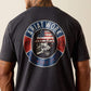Men's Ariat Rebar Cotton Strong Skull T-Shirt (Charcoal Heather)