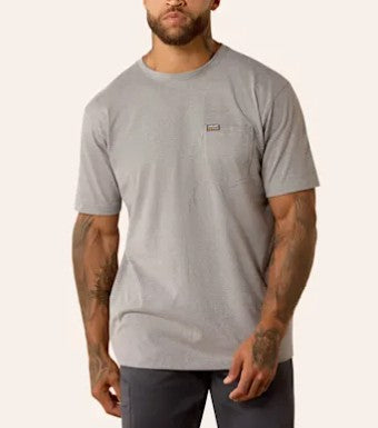 Men's Ariat Rebar Strong Dawg T-Shirt (Heather Gray)