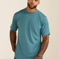 Men's Ariat Rebar Heat Fighter Textured Logo T-Shirt (Hydro)