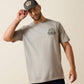 Men's Ariat Cotton Strong Hardhead T-Shirt (Limestone)