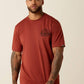 Men's Ariat Cotton Strong Hardhead T-Shirt (Brandy Snifter)