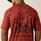 Men's Ariat Cotton Strong Hardhead T-Shirt (Brandy Snifter)