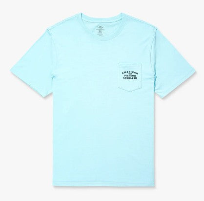Men's Aftco Fairwaves Trailer SS Pocket T-Shirt