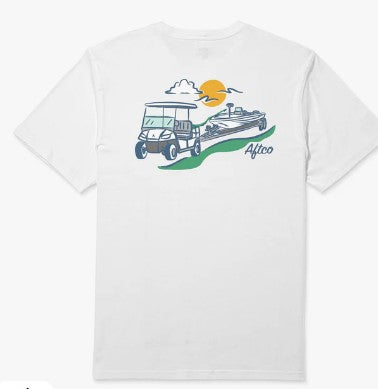 Men's Aftco Fairwaves Trailer SS Pocket T-Shirt