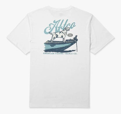 Men's Aftco Co Pilot S/S T-Shirt (White)