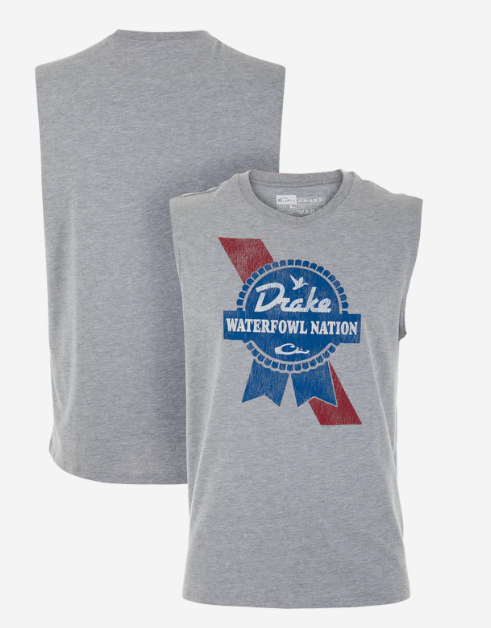 Men's Drake Waterfowl Sleeveless Nation T-Shirt