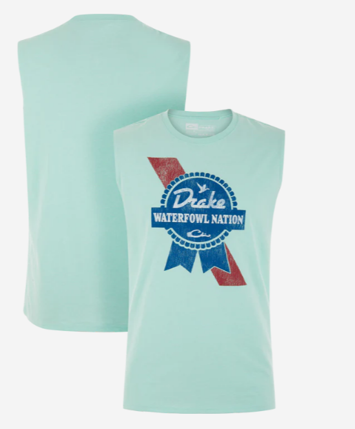 Men's Drake Waterfowl Sleeveless Nation T-Shirt