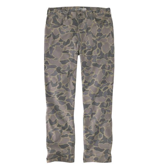 Men's Carhartt Relaxed Straight Rigby Pant (Khaki Vintage Camo)