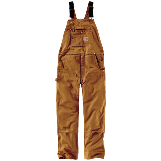 Men's Carhartt Iconic R01 Duck Bib Overall (Carhartt Brown)