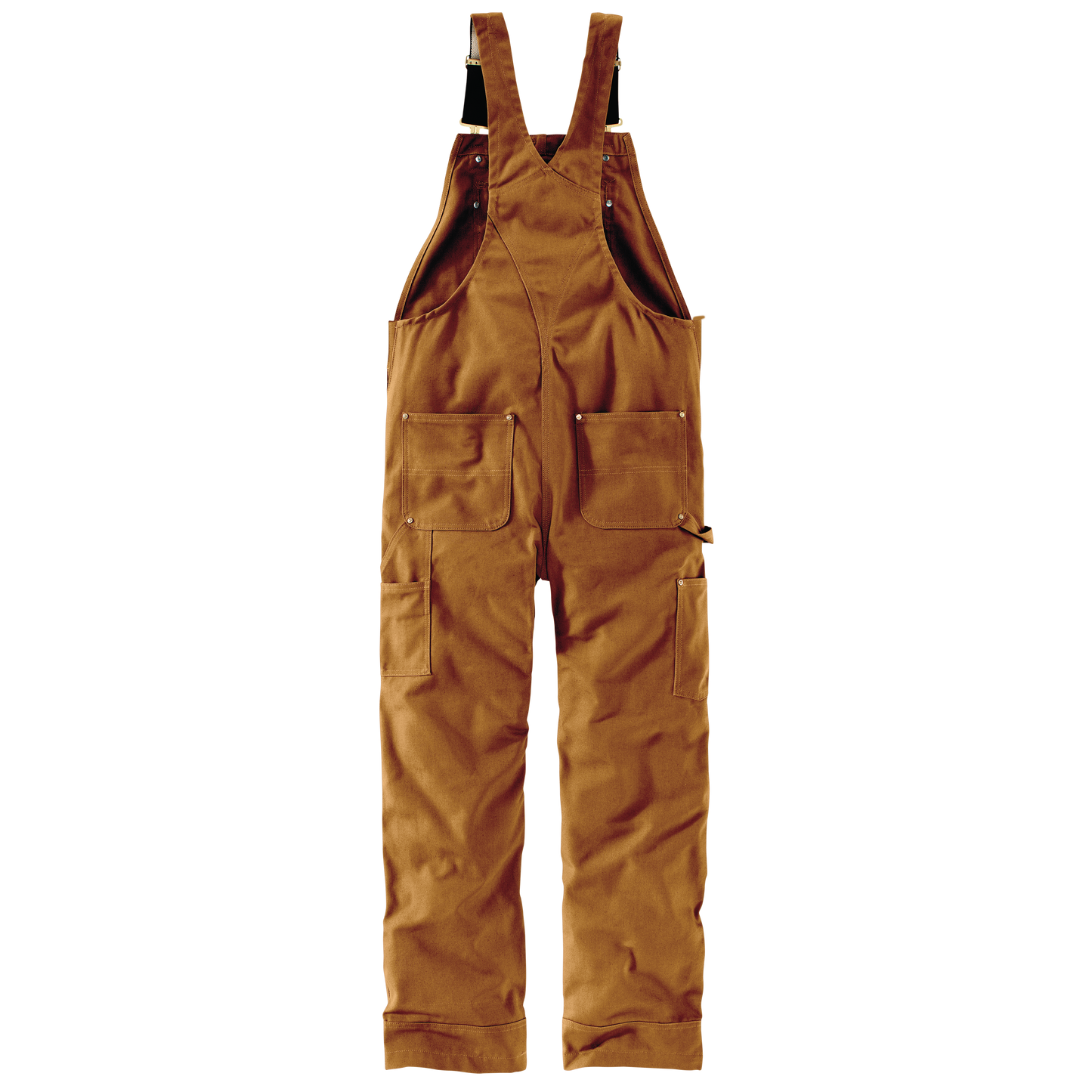 Men's Carhartt Iconic R01 Duck Bib Overall (Carhartt Brown)