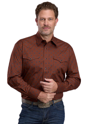 Men's Amarilli L/S Printed Button Shirt