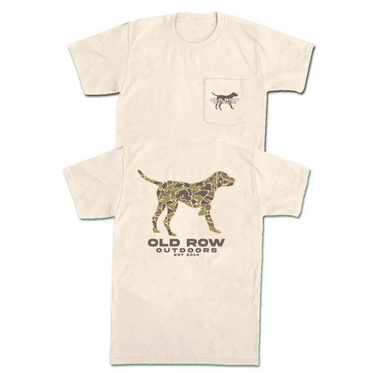 Old Row Outdoors Pointer S/S Pocket Tee (Ivory)