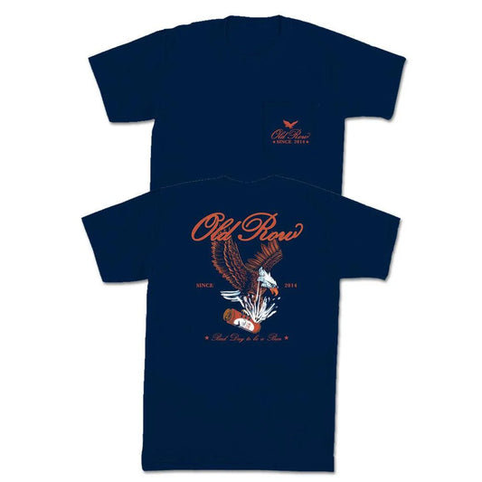 Old Row The Eagle Beer S/S Pocket Tee (Navy)