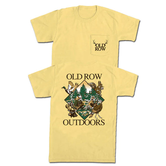 Old Row The Great Outdoors S/S Pocket Tee (Butter)