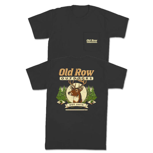 Old Row Outdoor Deer S/S Pocket Tee (Pepper)