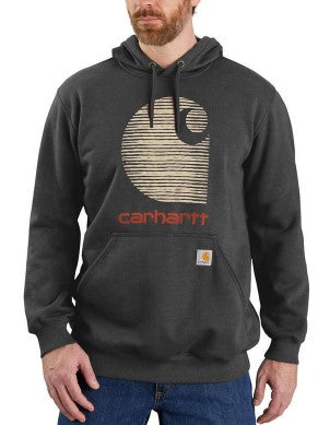 Men's Carhartt Rain Defender Graphic Sweatshirt Carbon Heather