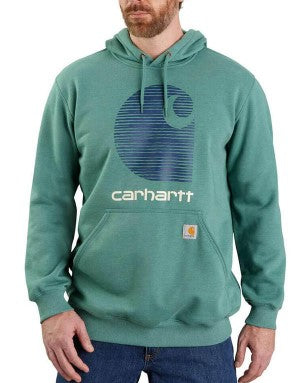 Men's Carhartt Rain Defender Graphic Sweatshirt Slate Green
