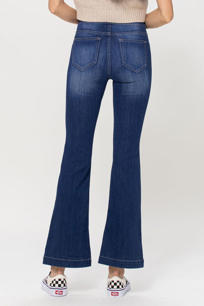 Cello Flared Jegging (30 inch Inseam Dark Wash)