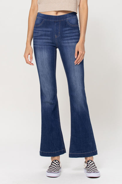 Cello Flared Jegging (30 inch Inseam Dark Wash)