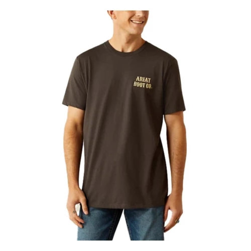 Men's Ariat Cocky Cowboy T-shirt (Vintage Black)