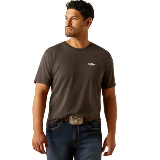 Men's Ariat Explore Circle T-Shirt (Vintage Black)
