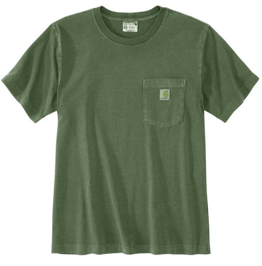 Men's (REG) Carhartt Relaxed Fit Midweight Garment Dyed SS Pocket T-Shirt (Oak Leaf)