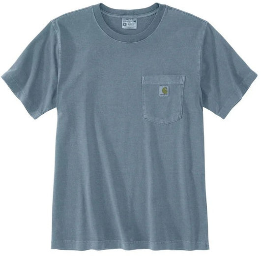 Men's (REG) Carhartt Relaxed Fit Midweight Garment Dyed SS Pocket T-Shirt (Rolling Thunder)