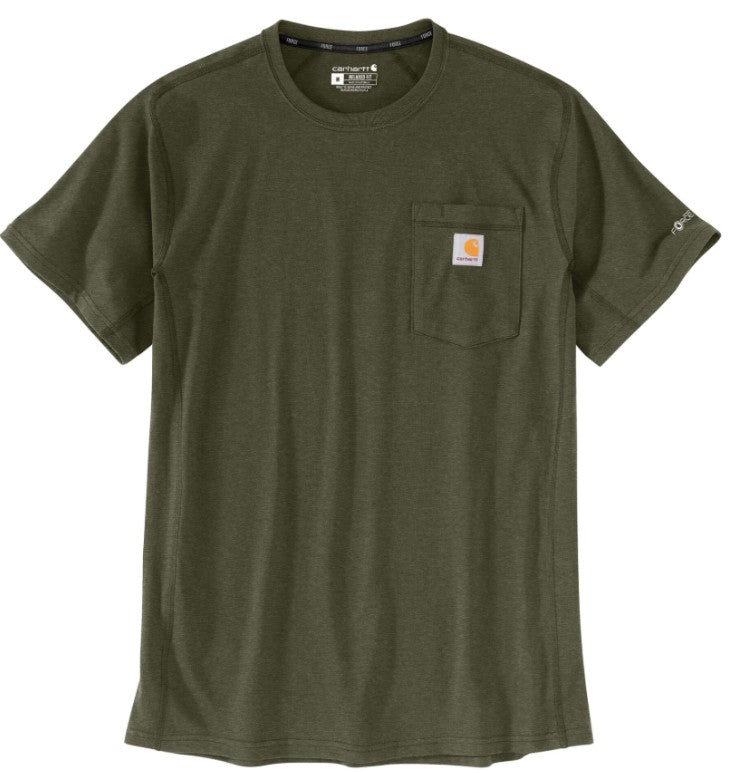 Men's (Tall) Carhartt Force Relaxed Fit Midweight S/S Pocket T-Shirt