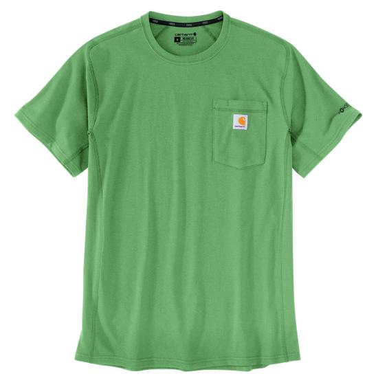 Carhartt Force Relaxed Fit Short Sleeve Pocket Tee (Loden Frost)
