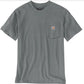 Men's (TALL) Carhartt Irvine Relaxed 3D Logo T-Shirt (Weather Ash Heather)