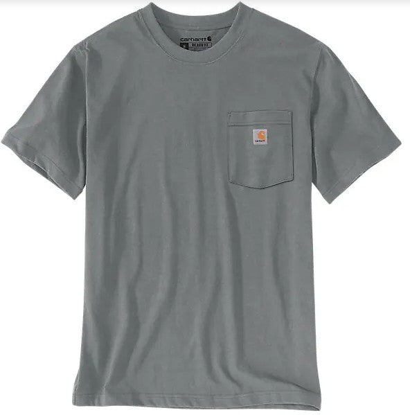 Men's (TALL) Carhartt Irvine Relaxed 3D Logo T-Shirt (Weather Ash Heather)