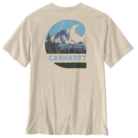 Men's Carhartt Irvine Relaxed Pacific Northwest T-Shirt (Oat Milk)
