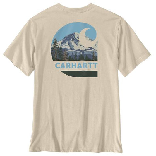 Men's Carhartt Irvine Relaxed Pacific Northwest T-Shirt (Oat Milk)