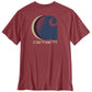 Men's Carhartt Irvine Relaxed C Logo T-Shirt (Amber Terrain Heather)