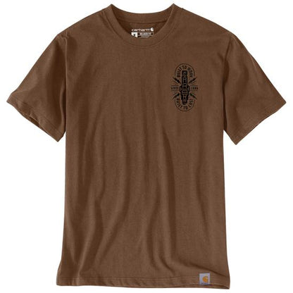 Men's Carhartt Irvine Relaxed Built T-Shirt (Red Duck Heather)