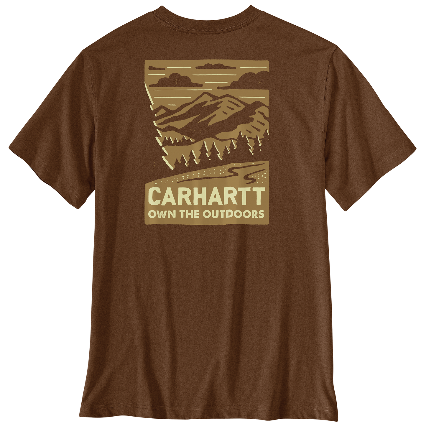 Men's Carhartt Irvine Relaxed Outdoor T-Shirt (Red Duck Heather)