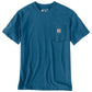 Men's Carhartt Irvine Relaxed Skull T-Shirt (Dark Tranquil Blue)