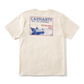 Men's Carhartt Irvine Relaxed Boat T-Shirt (Oat Milk)