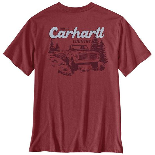 Men's Carhartt Irvine Relaxed Truck T-Shirt (Amber Terrain Heather)