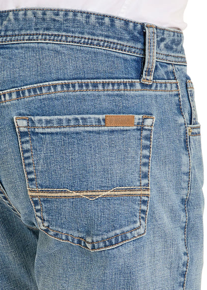 Men's Rock N Roll Denim Vintage '46 Slim Fit Simple Pocket Straight Leg Jeans