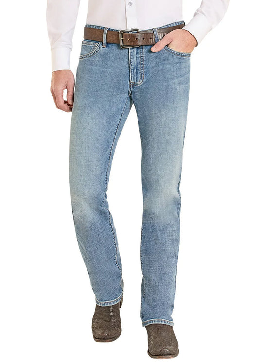 Men's Rock N Roll Denim Vintage '46 Slim Fit Simple Pocket Straight Leg Jeans