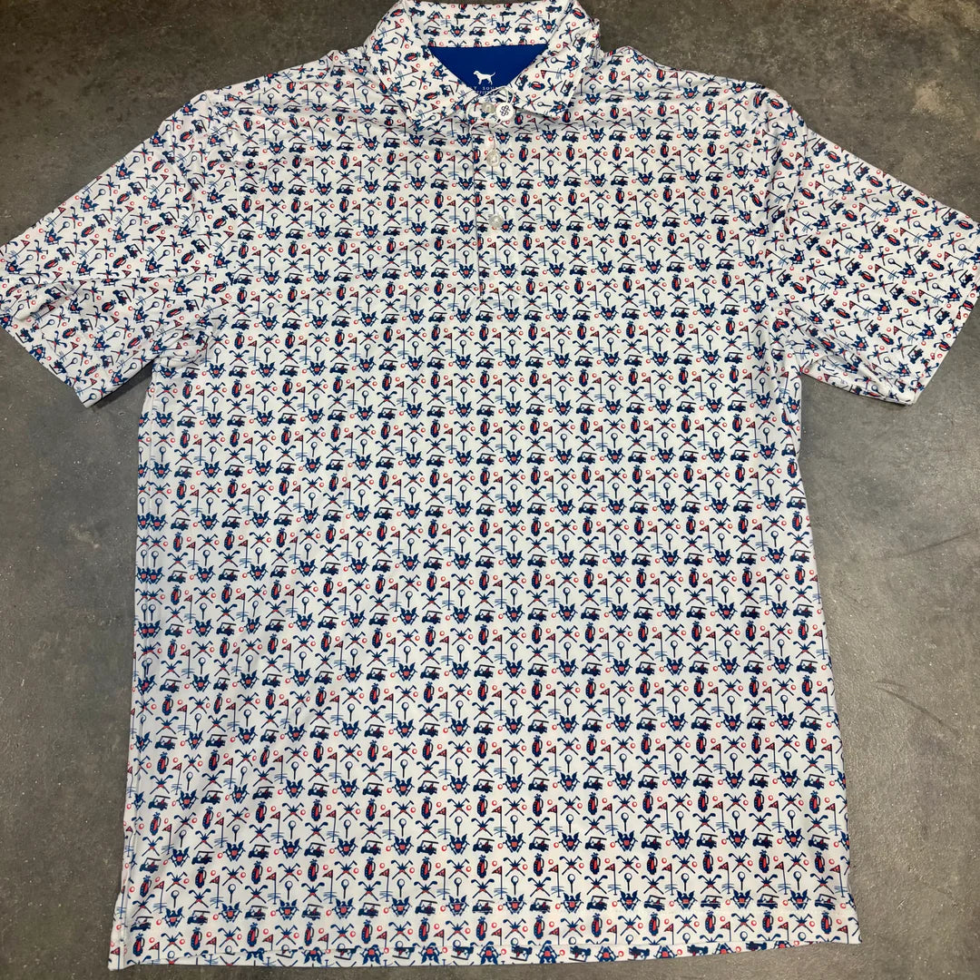 Men's Simply Southern Water Dude Golf Clubs Polo