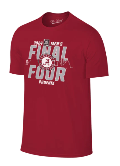 2024 Alabama Final Four Phoenix Tee Cardinal