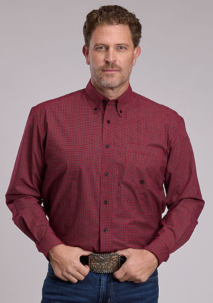 Men's Roper Amarillo Plaid L/S Button Western Shirt