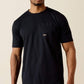 Men's Ariat Rebar Workman Born For This Mask Skull T-Shirt (Black)