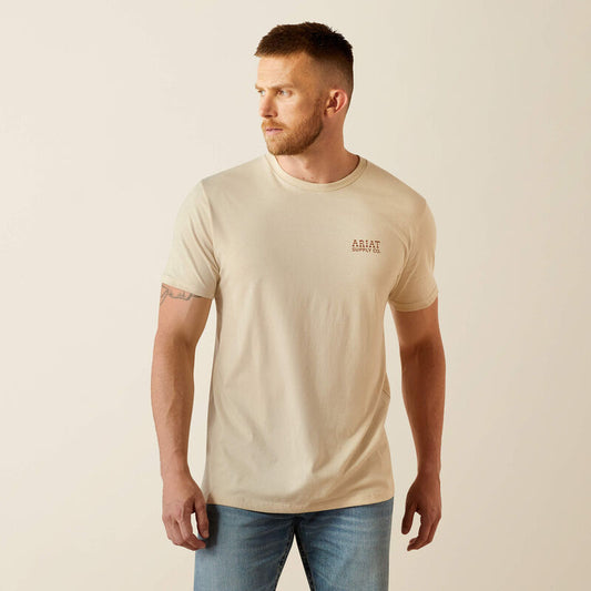 Men's Ariat Supply Co. T-Shirt (Natural)