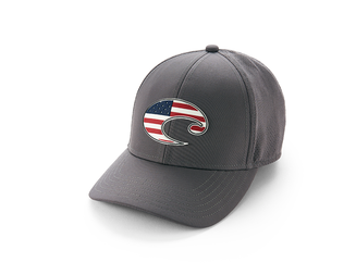 Costa All Weather USA 6P Performance Hat (Gray)