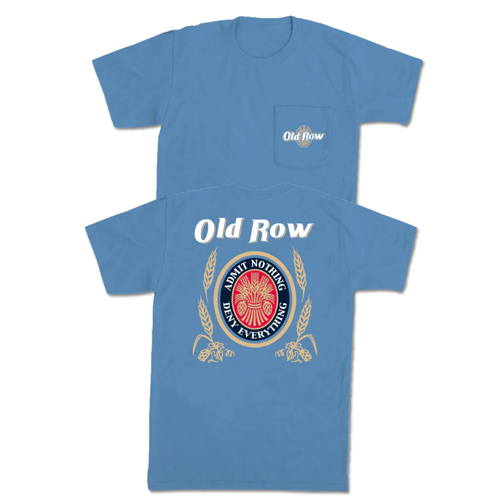 Old Row Retro Can S/S Pocket Tee Washed Denim