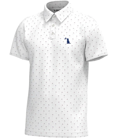 Men's Local Boy Dirty Myrtle USA 19th Polo (Red/White/Blue)